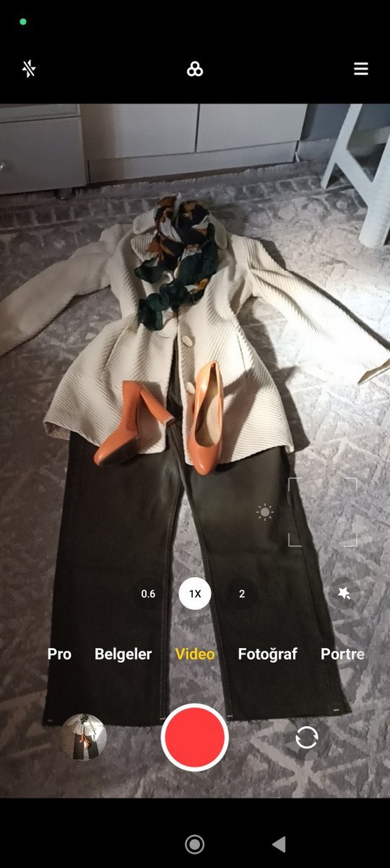 Mango Retro Tarz Fitilli Kaşe Kaban - Görsel 3