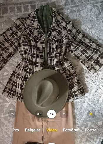 Adil Işık Retro Tarz Ekose Ceket Kaban - Görsel 12