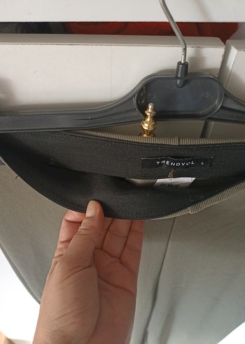 Esnek Yandan Parça Yırtmaçlı Pantolon - Görsel 8