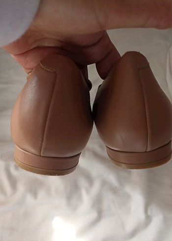 Hotiç Gerçek Deri Fındık Topuk Babet - Görsel 9