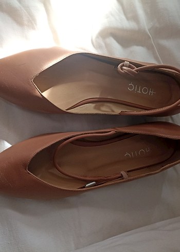 Hotiç Gerçek Deri Fındık Topuk Babet - Görsel 17