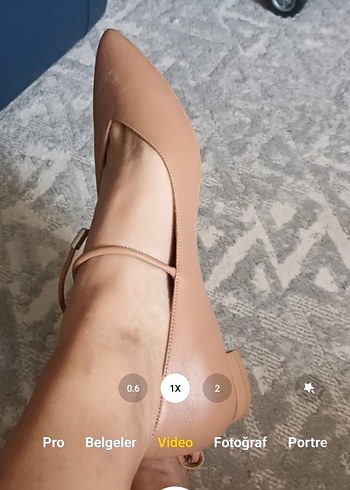 Hotiç Gerçek Deri Fındık Topuk Babet - Görsel 4