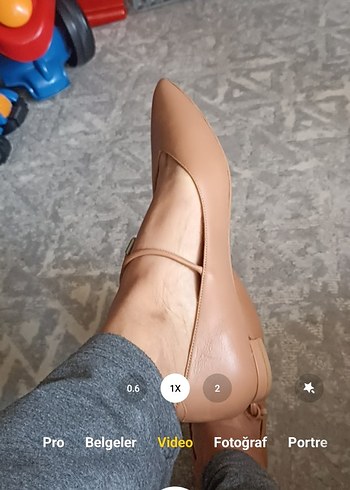 Hotiç Gerçek Deri Fındık Topuk Babet - Görsel 3