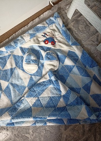 Unisex Tavşan Kulak Bornoz Seti - Görsel 14