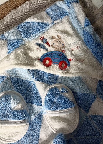 Unisex Tavşan Kulak Bornoz Seti - Görsel 13