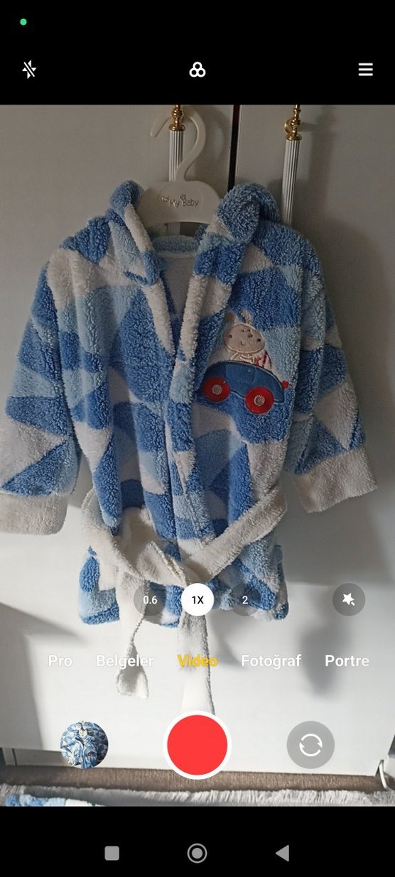 Unisex Tavşan Kulak Bornoz Seti - Görsel 4