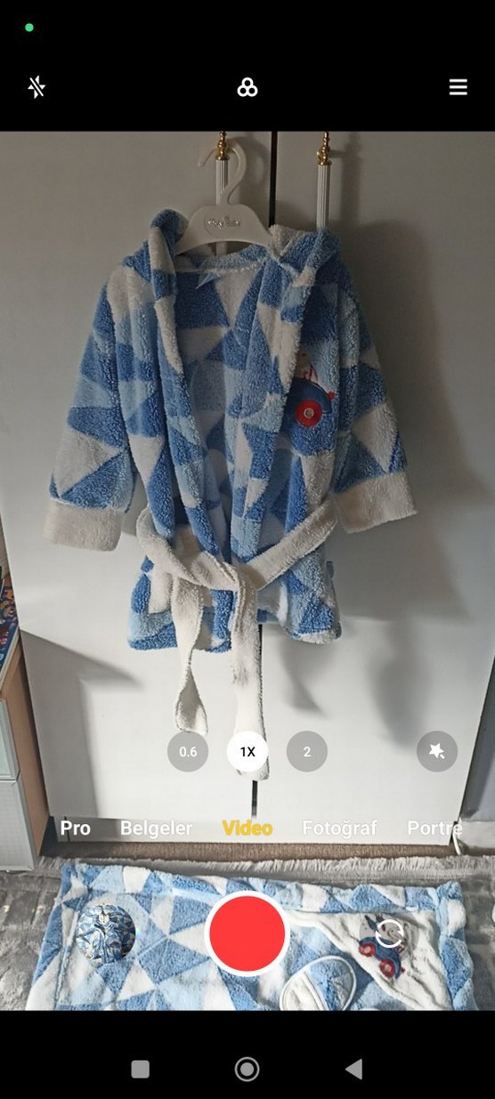 Unisex Tavşan Kulak Bornoz Seti - Görsel 2