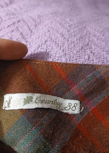 Koton Ole Marka Ekose Mini Etek - Görsel 9