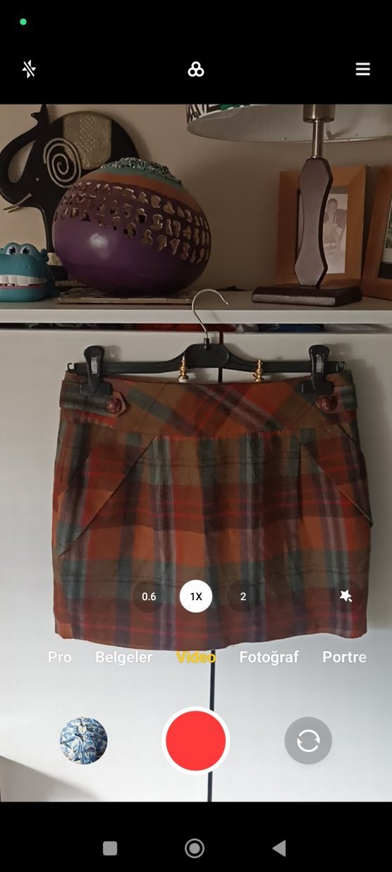 Koton Ole Marka Ekose Mini Etek - Görsel 3