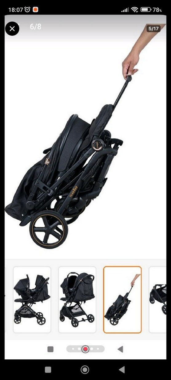 Prego Solo Travel Sistem Kabin Boy Bebek Arabası Puset - Görsel 4