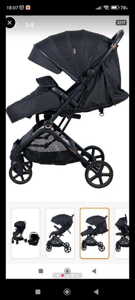 Prego Solo Travel Sistem Kabin Boy Bebek Arabası Puset - Görsel 2