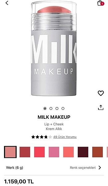 Milk krem allık