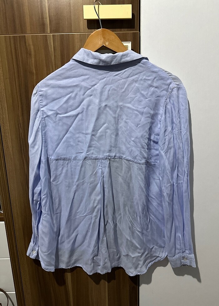 Mango viskon gömlek - Görsel 4