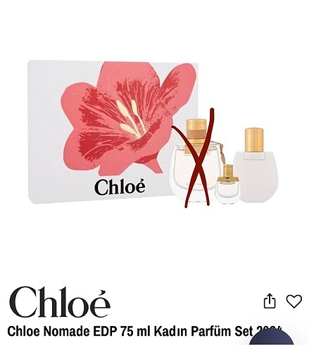 Chloe Nomade parfüm ve vücut losyonu