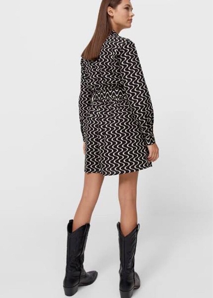 Stradivarius gömlek elbise - Görsel 3