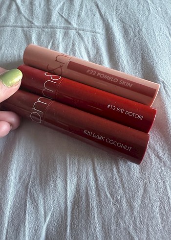 Rom&nd Üçlü Juicy Lasting Tint Ruj Seti - Görsel 3