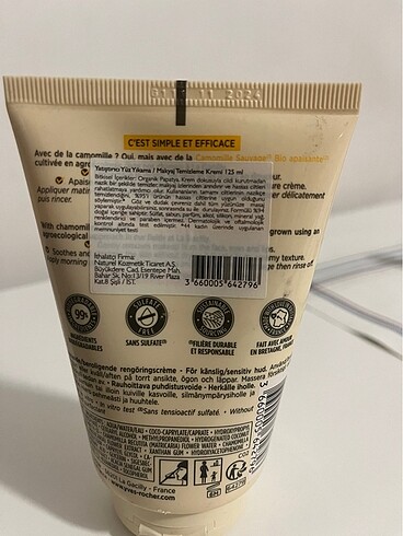 Yves Rocher Yves rocher makyaj temizleme kremi