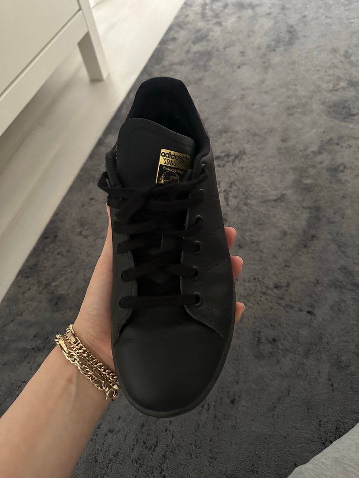 Siyah Adidas Stan Smith Sneakers - Görsel 4