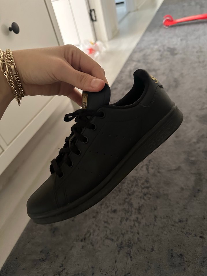 Siyah Adidas Stan Smith Sneakers - Görsel 5