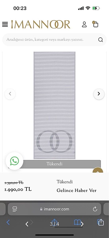 İmanoor Floş şal