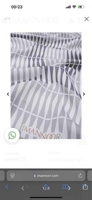 İmanoor Floş şal - Görsel 2