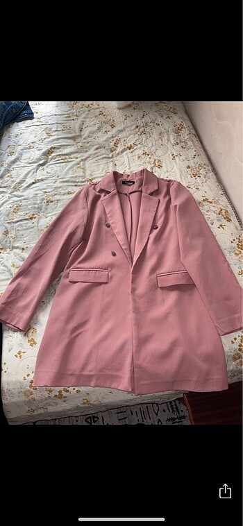 Pembe Blazer Ceket