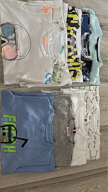 Erkek çocuk tshirt 8 adet