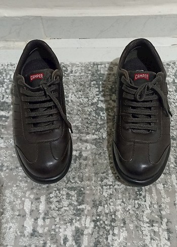 Camper Siyah Deri Sneaker
