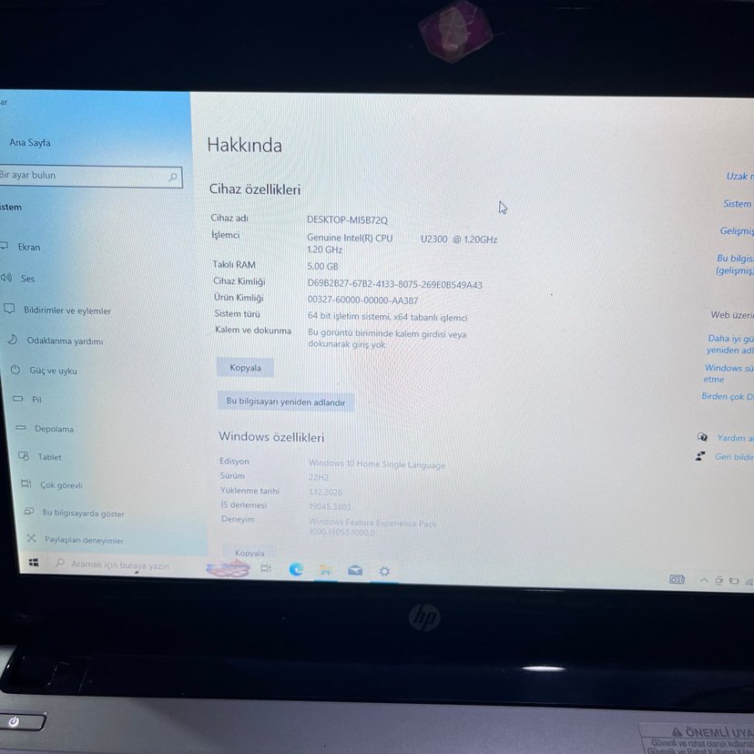 HP Dizüstü Bilgisayar - Görsel 3
