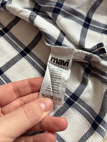 Mavi kadın gömlek - Görsel 7