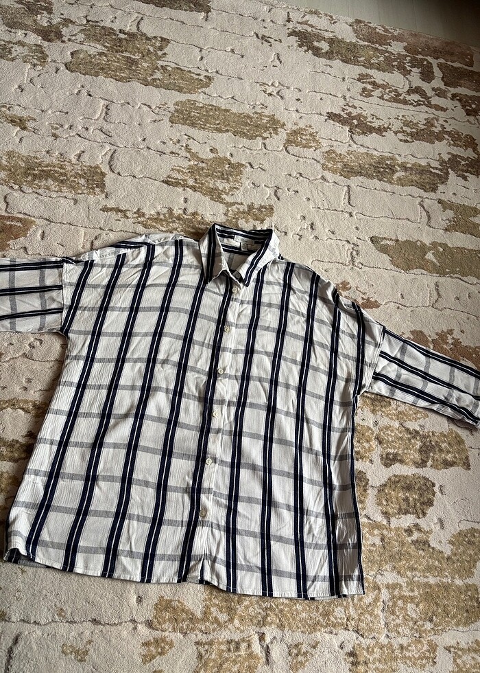 Mavi kadın gömlek - Görsel 4