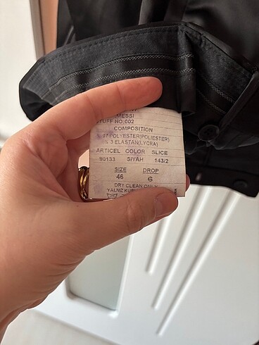 Siyah saten damatlık - Görsel 5