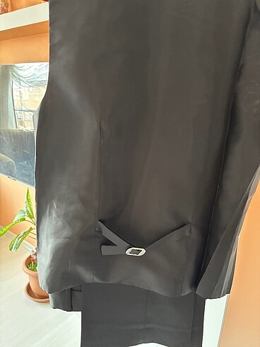 Siyah saten damatlık - Görsel 10