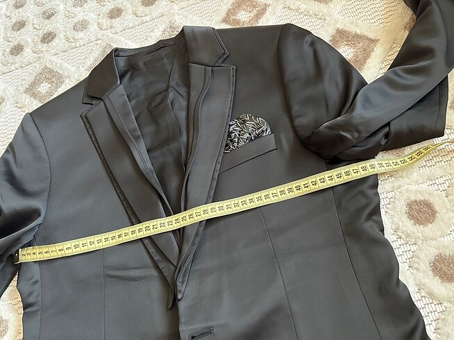 Siyah saten damatlık - Görsel 11