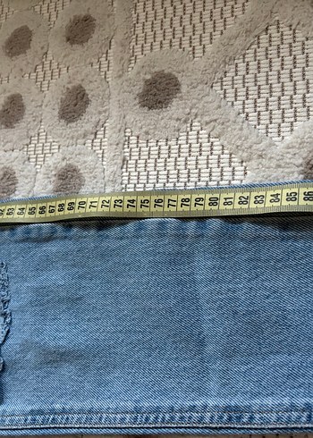 Gevşek Kesim Kadın Midi Denim Pantolon - Görsel 5