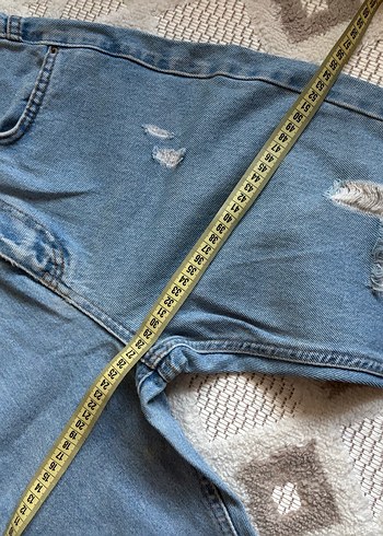 Gevşek Kesim Kadın Midi Denim Pantolon - Görsel 6