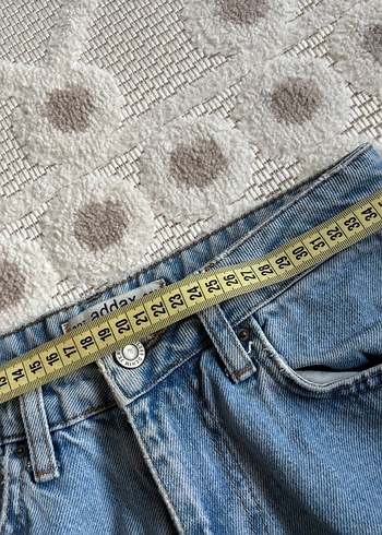 Gevşek Kesim Kadın Midi Denim Pantolon - Görsel 7