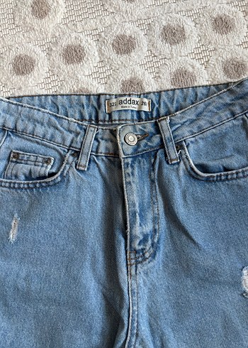 Gevşek Kesim Kadın Midi Denim Pantolon - Görsel 4