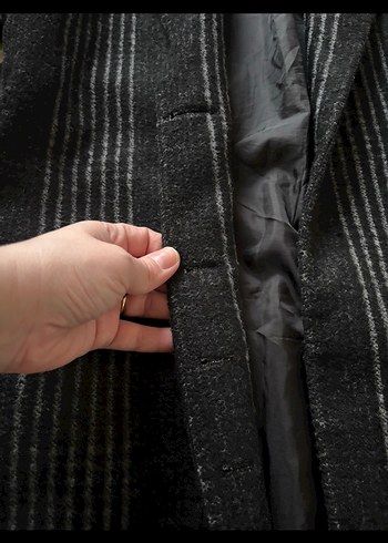 Kadın kaşe kaban - Görsel 6