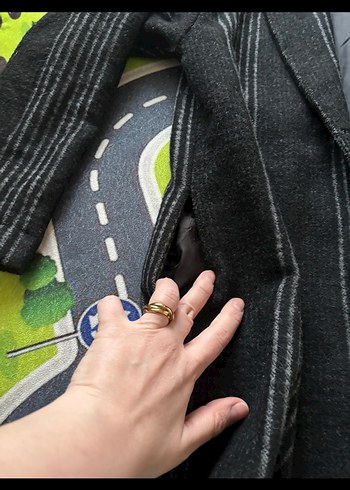 Kadın kaşe kaban - Görsel 5