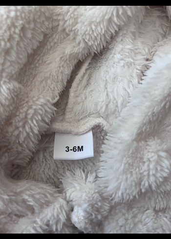 Kapüşonlu Beyaz Bebek peluş - Görsel 2