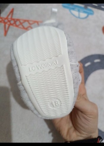 Bebek  Gri Sıcak Ev Terliği - Görsel 2