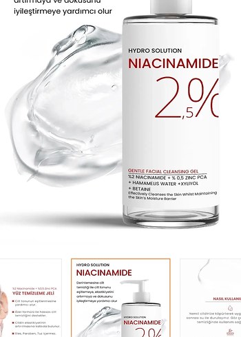 Procsin Niacin İçerikli Yüz Temizleyici - Görsel 5