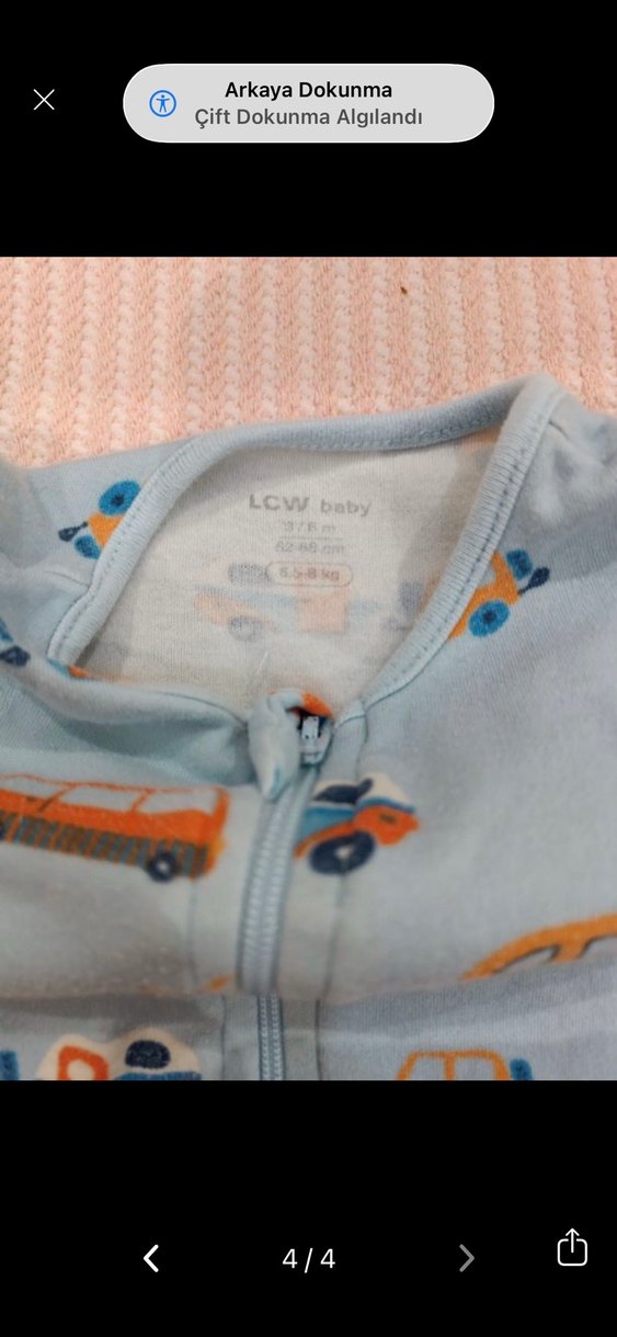 Renkli Baskılı Erkek Bebek Tulum - Görsel 2