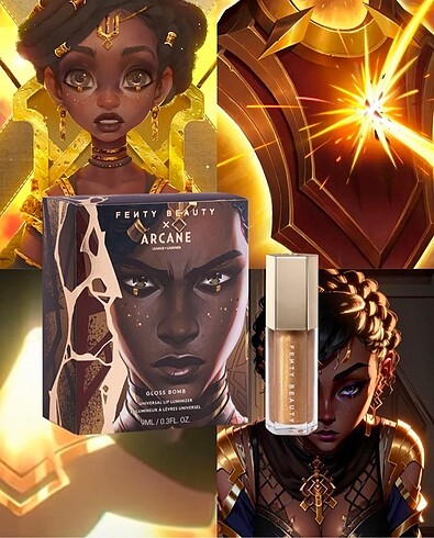 Fenty Beauty X Arcane Gloss Bomb Universal Lip Luminizer Risky R