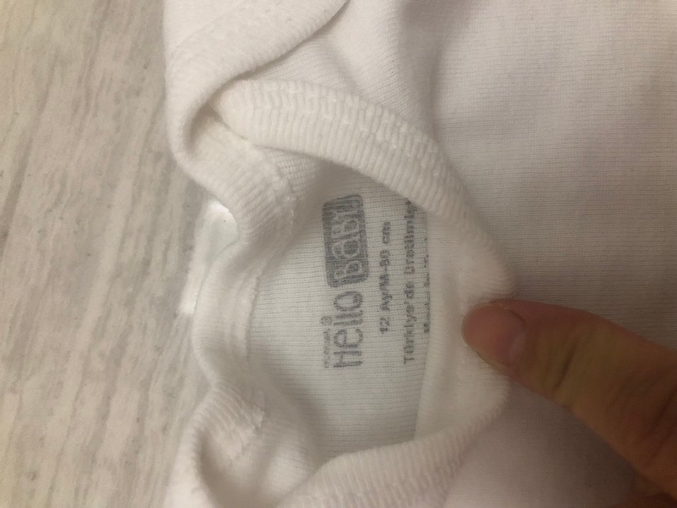 Beyaz Uzun Kollu Bebek Zıbın - Görsel 2