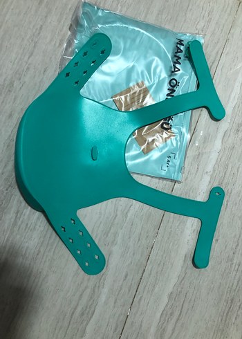 Turkuaz Bebek Mama Önlüğü - Görsel 3