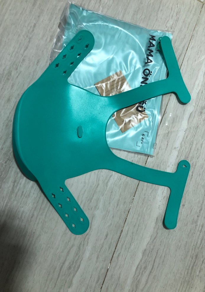 Turkuaz Bebek Mama Önlüğü - Görsel 3