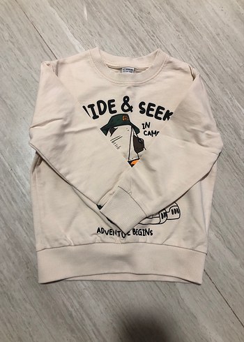 Erkek Çocuk Baskılı Sweatshirt - Görsel 2