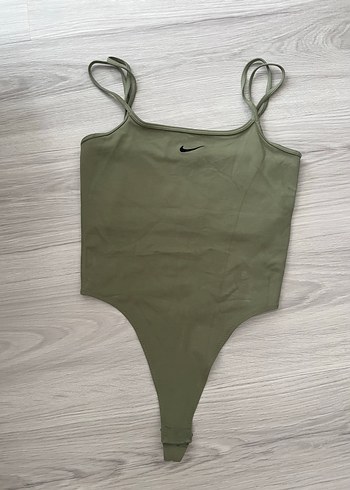 Nike Haki İnce Askili Vucuda Oturan Body